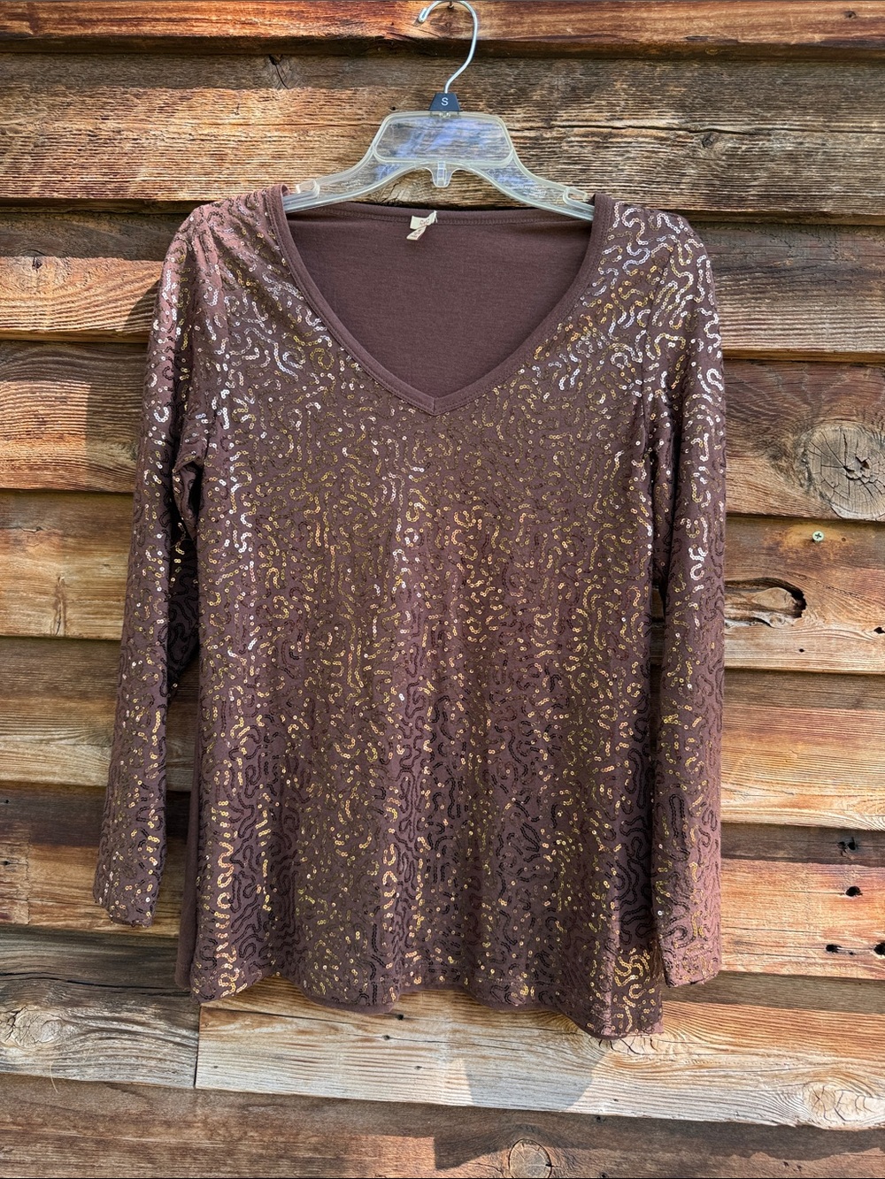 Reba sequin top